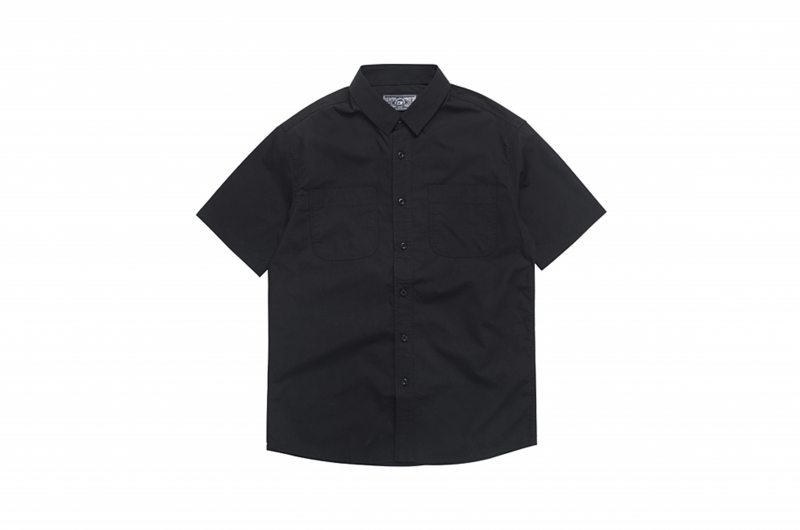 [모디파이드] M#0650 1/2 cotton shirt (블랙)