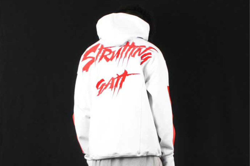 [비하인드더씬]Strutting gait hoodie (화이트)