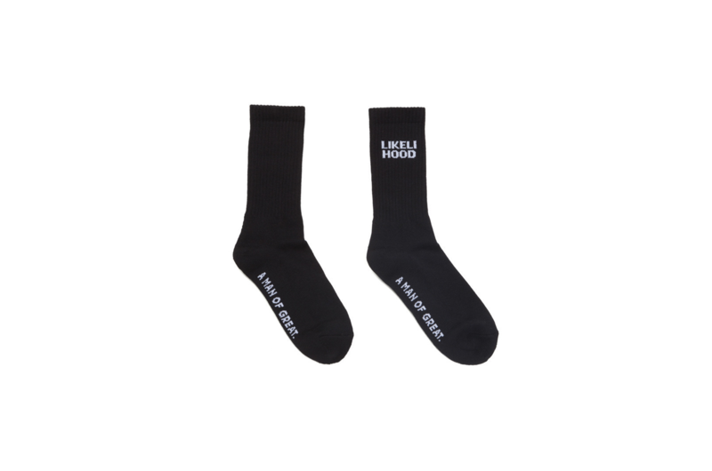 [라이클리후드] Logo Socks (블랙) 라이클리후드 양말