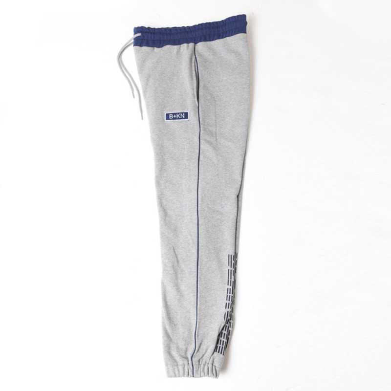 [블라쿤]SIDE LINE SWEAT PANTS  (그레이 네이비)  블라쿤 스웻팬츠 트레이닝 팬츠