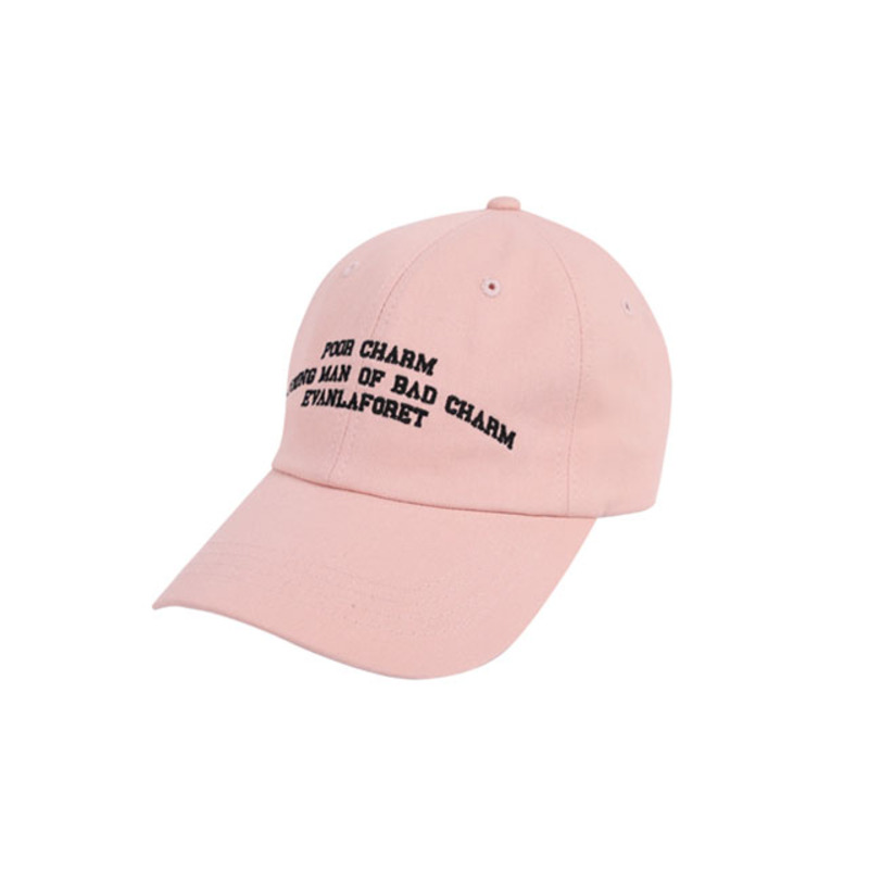 에번라포레UNISEX POOR CHARM BASEBALL CAP 핑크볼캡 모자