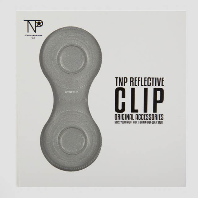 티엔피TNP SOLID REFLECTIVE CLIP 실버클립