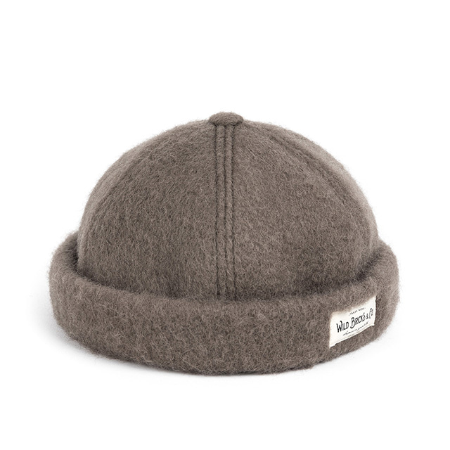 와일드브릭스MGL WOOL BRIMLESS CAP (grey)