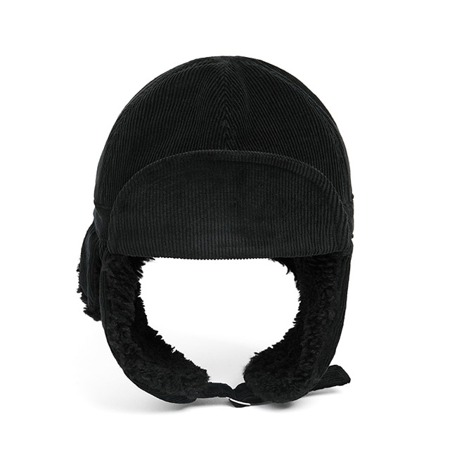 와일드브릭스PL CORDUROY TRAPPER HAT (black)