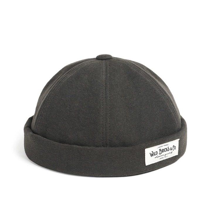 와일드브릭스BI OXFORD BRIMLESS CAP (grey)