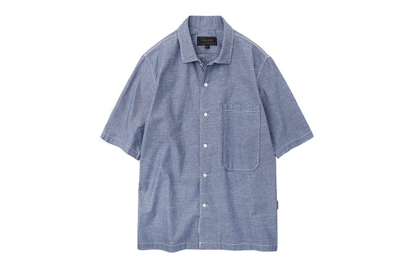 [유니폼브릿지]chambray short sleeve shirts (블루)