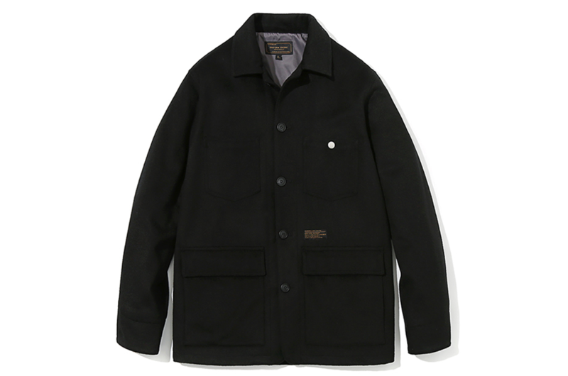 [유니폼브릿지]wool coverall jacket (블랙) 