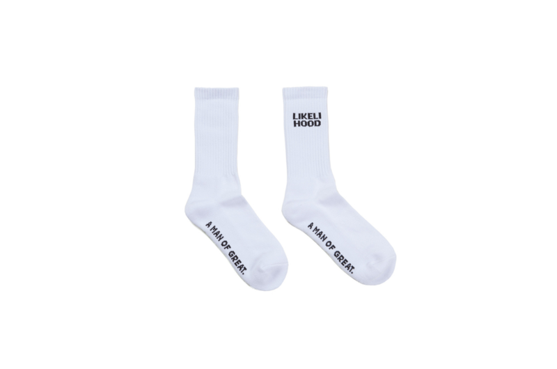 [라이클리후드] Logo Socks (화이트) 라이클리후드 양말