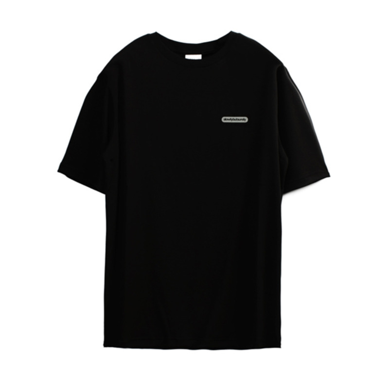슬로울리벗슈얼리Shadow comport short sleeve 3M 블랙반팔 티셔츠