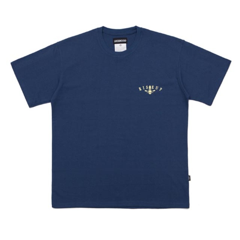 라이클리후드ROWING TEE 블루반팔 티셔츠