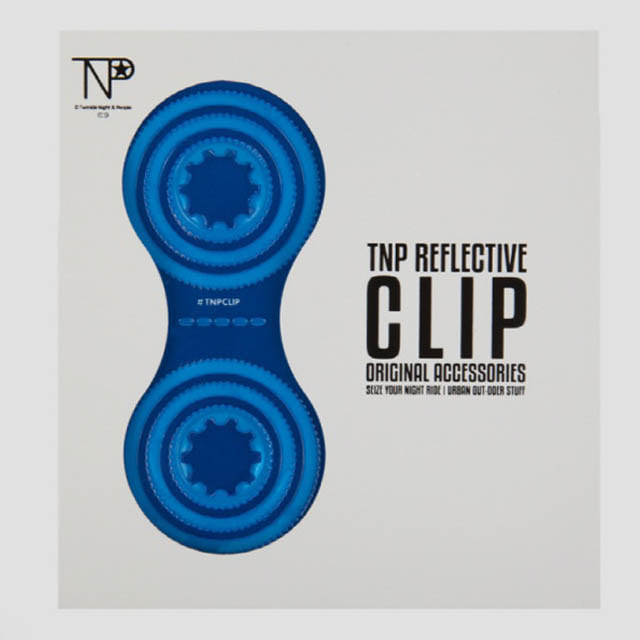 티엔피TNP SOLID REFLECTIVE CLIP 블루클립