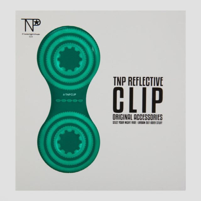 티엔피TNP SOLID REFLECTIVE CLIP 다크그린클립