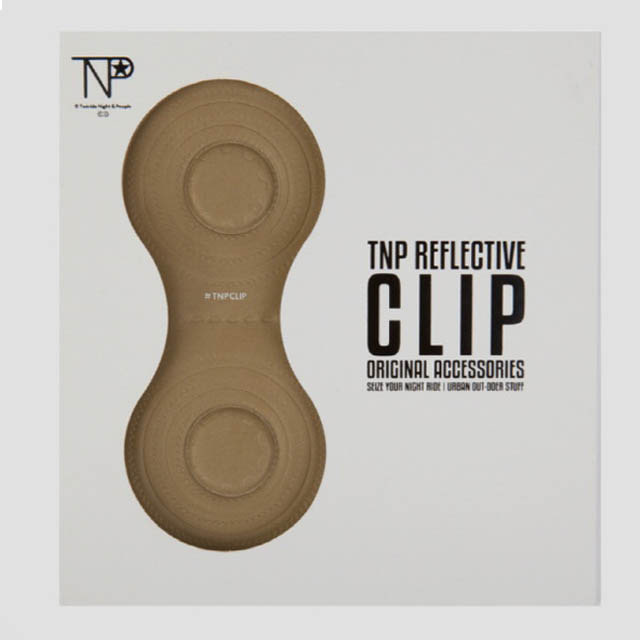 티엔피TNP SOLID REFLECTIVE CLIP 골드클립