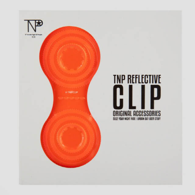 티엔피TNP SOLID REFLECTIVE CLIP 오렌지클립
