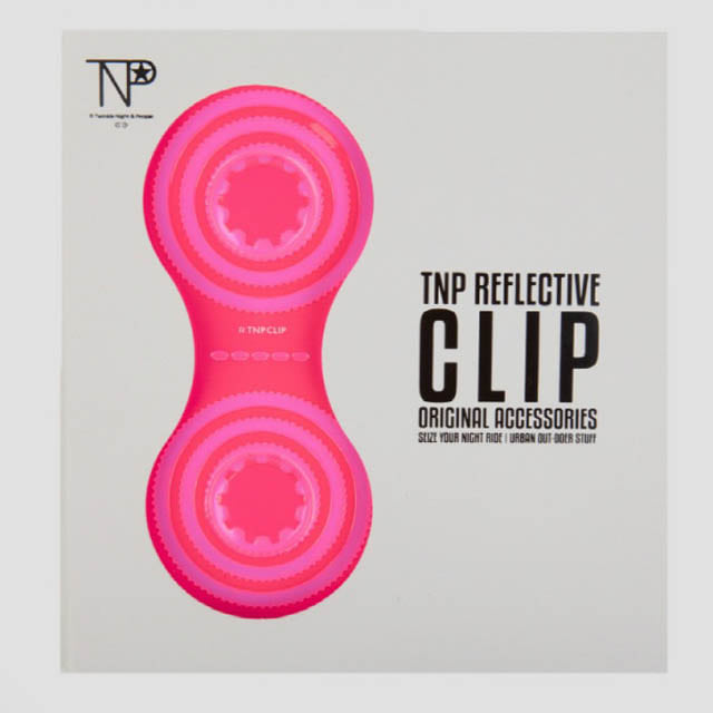 티엔피TNP SOLID REFLECTIVE CLIP 핑크클립