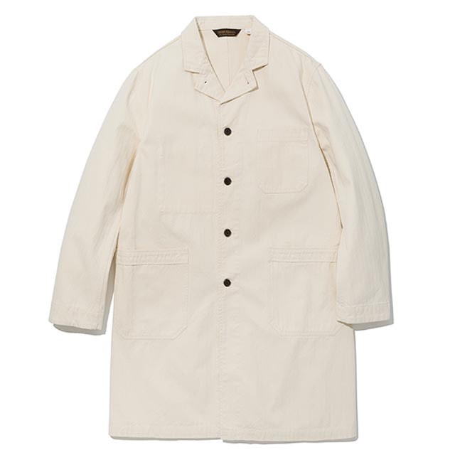 유니폼브릿지19ss HBT shop coat 아이보리봄용 코트