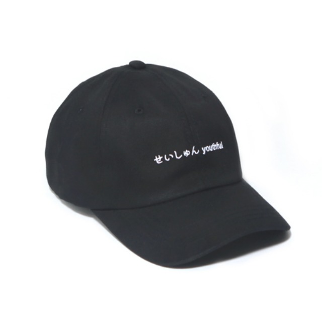 벗딥2019 SEISHUNE CURVED CAP 블랙 모자 볼캡