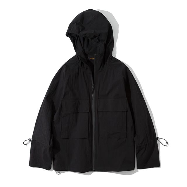유니폼브릿지hooded zipup jacket 블랙집업 자켓