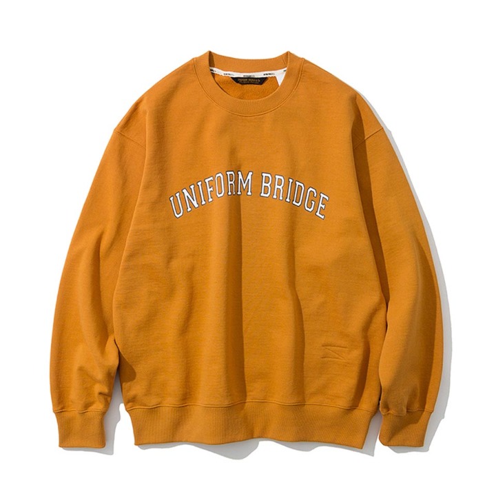 유니폼브릿지arch logo sweatshirts 오렌지맨투맨