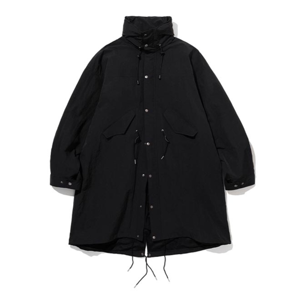 유니폼브릿지22ss nylon military fishtail jacket 블랙자켓 피쉬테일자켓