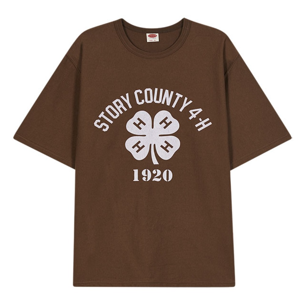 유니온발란트Story County t-shirts 브라운반팔 반팔티