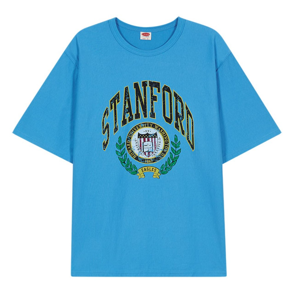 유니온발란트University Stanford t-shirts 블루반팔 반팔티