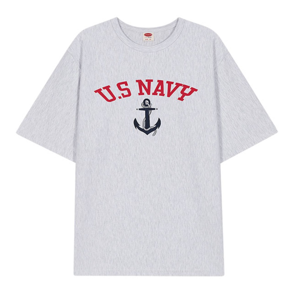 유니온발란트U.S Navy t-shirts 멜란지 1%반팔 반팔티