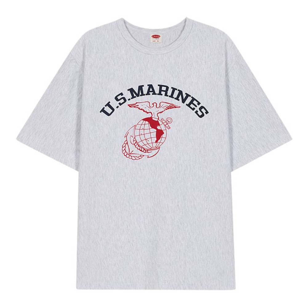 유니온발란트U.S Marines t-shirts 멜란지 1%반팔 반팔티
