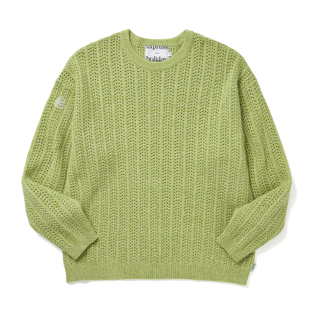 익스프레스홀리데이Mix Knit 라임니트 스웨터